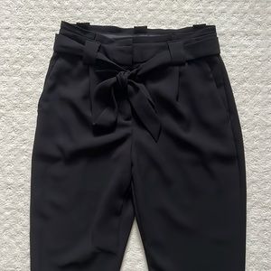 Express high waisted paperbag pants